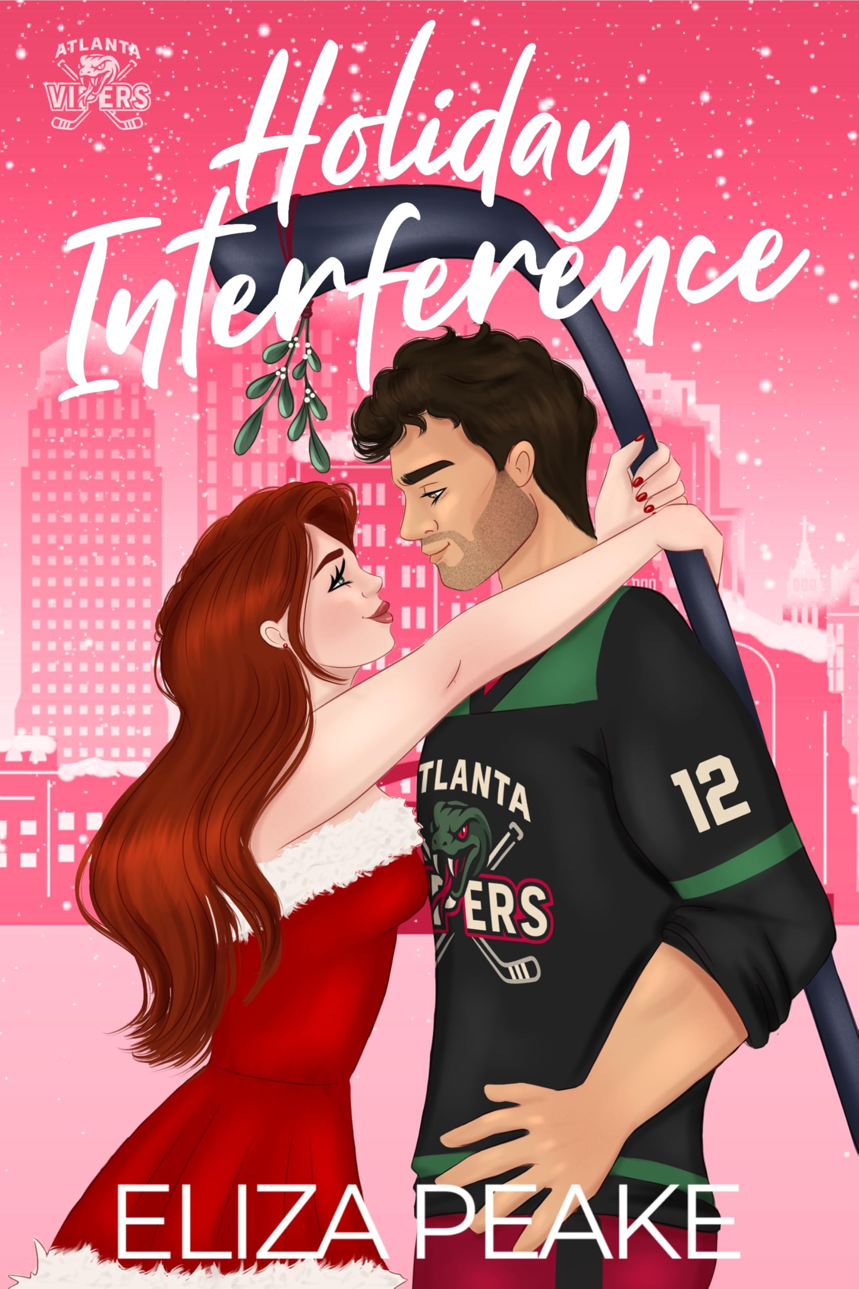 Holiday Interference: A snowed in, one bed, holiday hockey romance (The Atlanta Vipers Series)