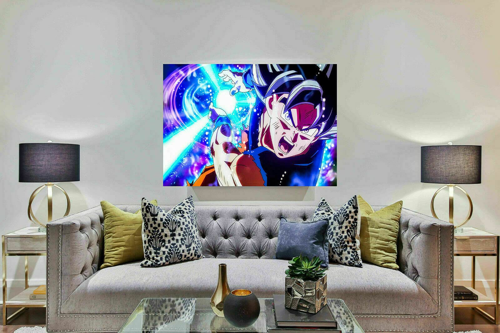 tableau Dragon ball toile sans cadre Son goku 60×90cm poster haute qualité
