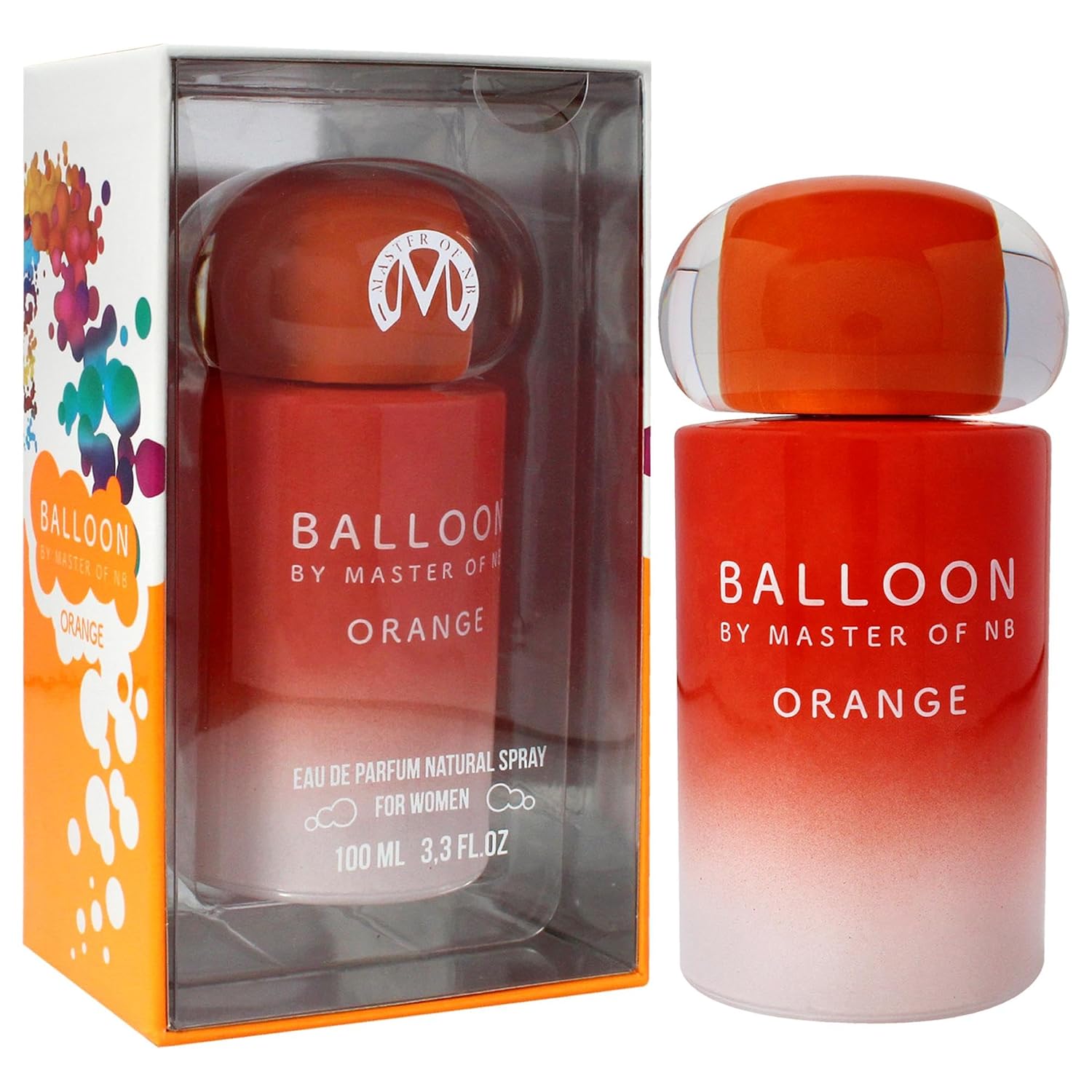 New Brand Jean-Pierre Sand Balloon Orange For Women Eau De Parfum Women Fragrance Eau De Parfum | Elegant Bottle image 3