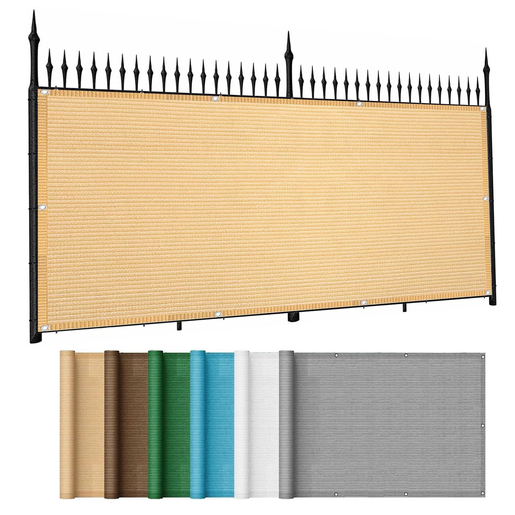 Balkonscherm 90 x 325 cm, Anti Uv, Zonwering Inkijkbescherming Ondoorzichtig Onderhoudsvriendelijk, Inkijkbescherming Ondoorzichtige, met Oogjes Touw, Voor Tuin, Donkergroen Balkonscherm 90 x 325 cm, Anti Uv, Zonwering Inkijkbescherming Ondoorzichtig Onderhoudsvriendelijk, Inkijkbescherming Ondoorzichtige, met Oogjes Touw, Voor Tuin, Donkergroen