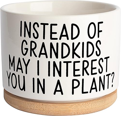 Miniatura 5 de JENVIO Regalos para mamá de hija  Planta suculenta de cerámica  Cosas geniales para cumpleaños, Día de la Madre  Regalo único  Decoración para el