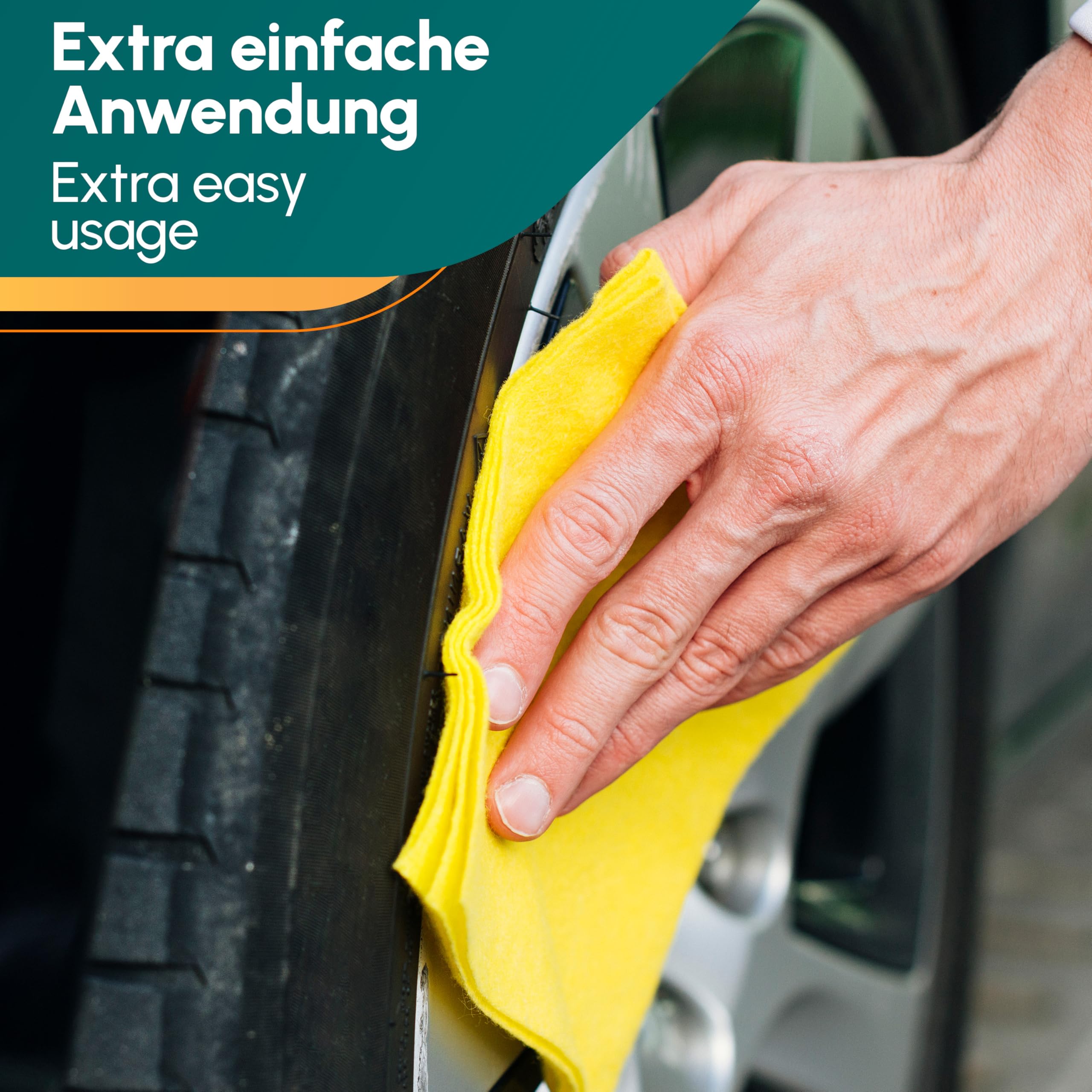 INOX® Reifenglanz - 5L Soin pour pneus et plastiques de voiture & soin pour caoutchouc pour l'extérieur - Noir - Entretien pour pneus et brillance - Entretien et nettoyant pour pneus de voiture - Noir