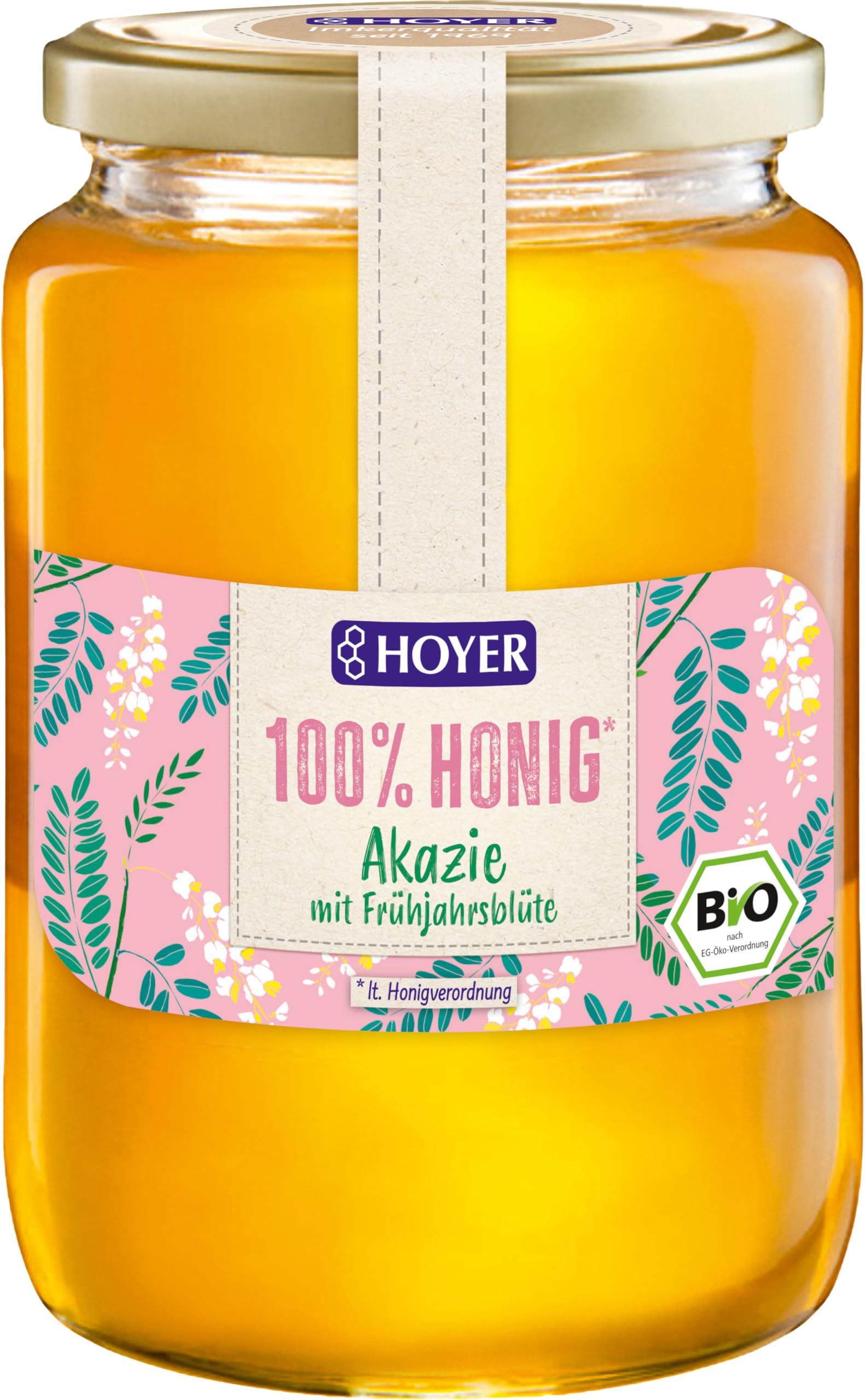 Bio Akazienhonig mit Frühjahrsblüte 2 x 1 kg