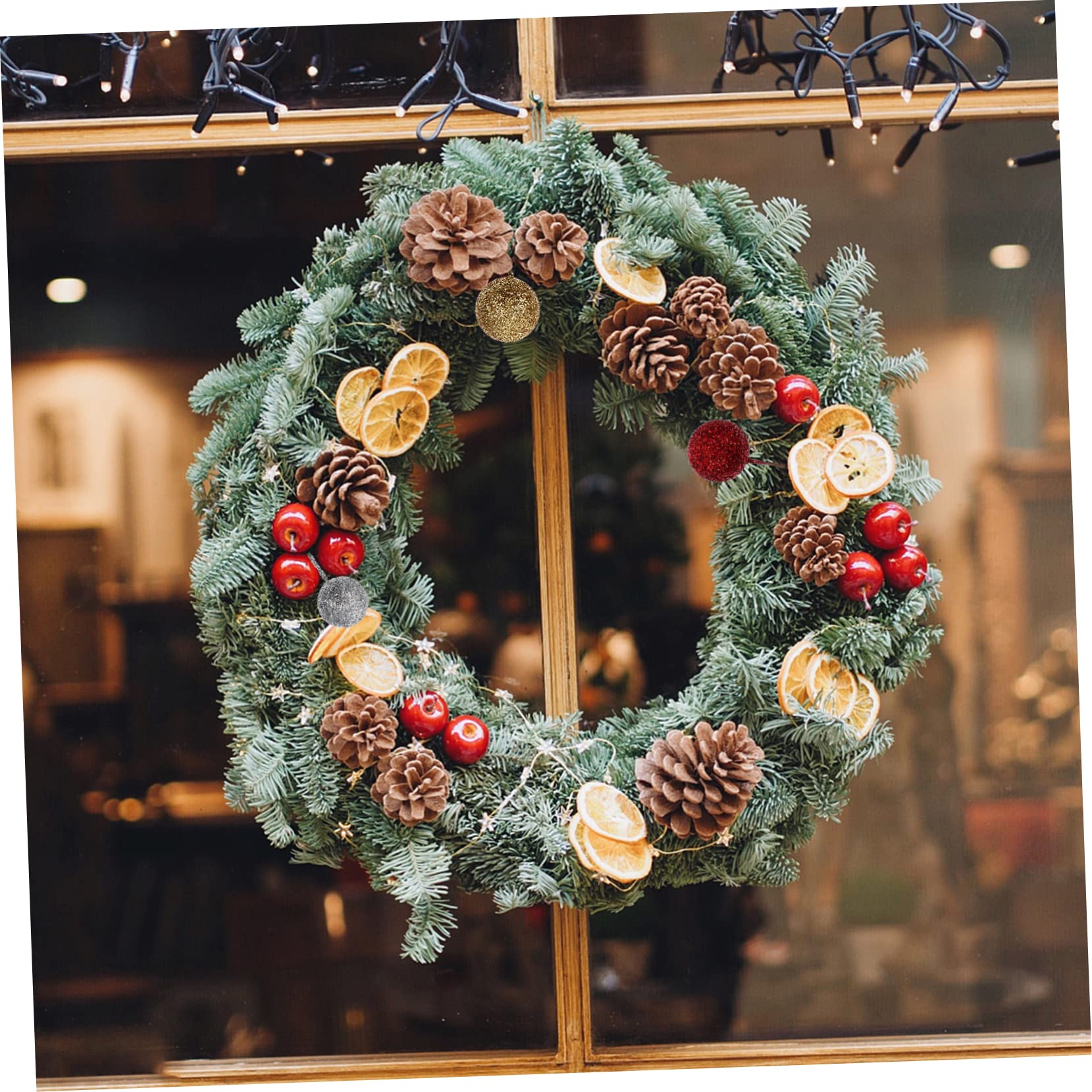 TOPBATHY 750 Piezas Espuma Purpurina Rosa Fruta Lindo Cenicero Adornos De Bolas De Navidad Decoración De La Duende Baya Falsa Mini Adornos Navideños Brillo De Espuma Más Alambre
