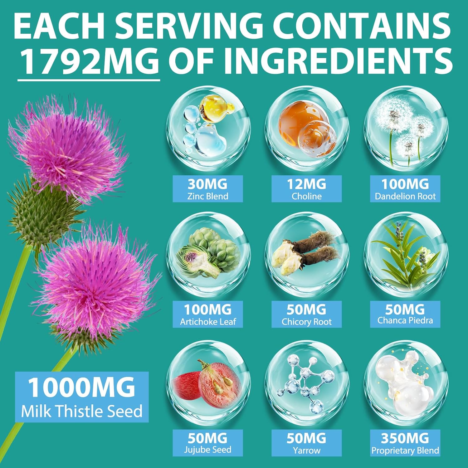 2Pack Natural Detox & Repair Drops for Liver and Kidney Support | Contains Milk Thistle Silymarin, Artichoke, Dandelion Root & Turmeric | Non-GMO, 4 Oz - Image 5