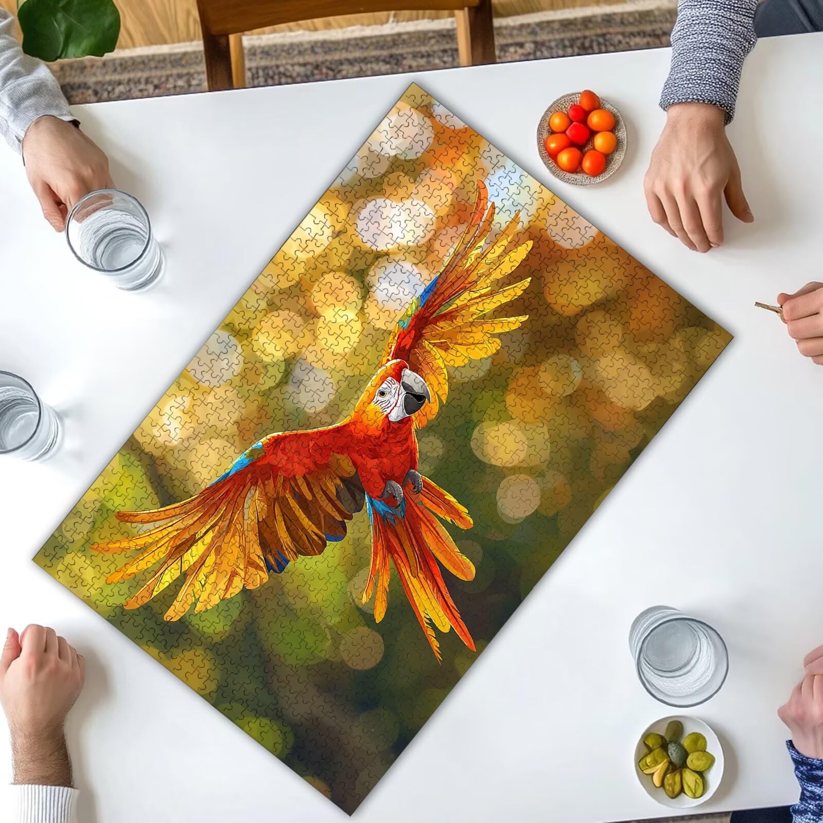 Puzzle Perroquet 3000 Pièces Adultes, Puzzle 3000 Pièces pour Adultes et Enfants à Partir de 14 Ans, Animal Puzzles Bois de Qualité Supérieure avec Une Boîte d'emballage Exquise, Cadeau Femme, -1833