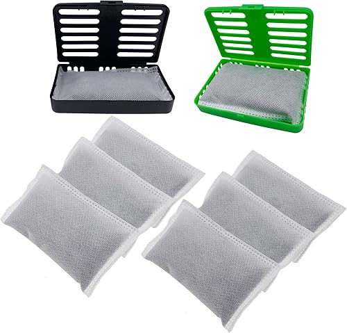 Miniatura 2 de Shurex Kit de desodorizador de basura eliminador de olores de carbón activado para botes de basura grandes contenedores de compostaje de cocina