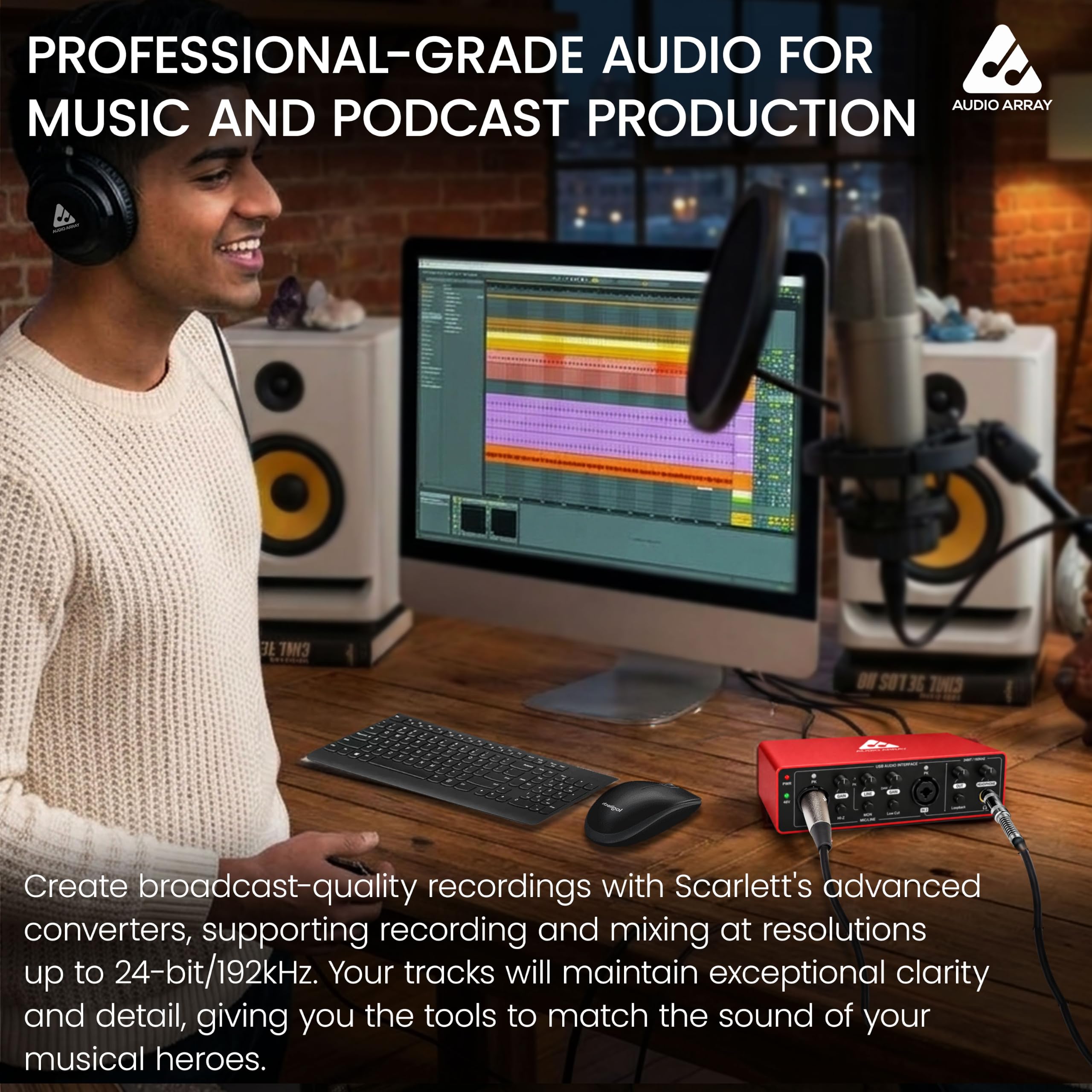 Audio Array AI-04 HD: Pro Audio Interface - 3yr Warranty -2 Audio Array AI-04 HD: Pro Audio Interface - 3yr Warranty -2