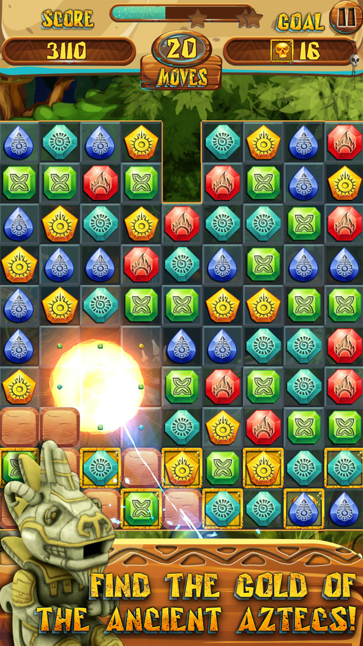 Match 3 Jewels: Aztec Gold - App on Amazon Appstore
