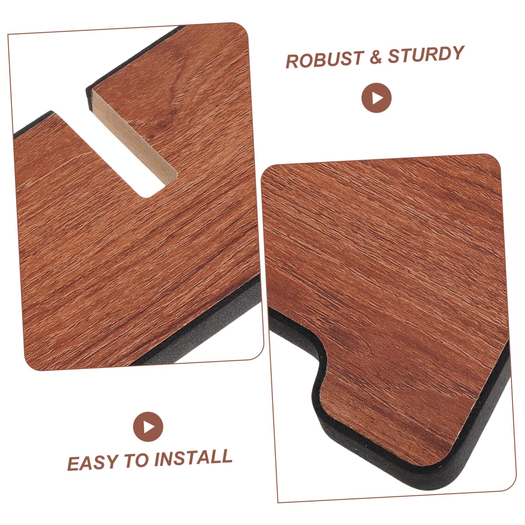 FRCOLOR Schlagzeugständer aus Holz Handpan-trommelhalter Robustes Design für Trommeln zum Spielen und Präsentieren Stabiler Stand