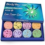Shower Steamers Aromatherapy - 8 Pack Shower Bombs with Natural Essential Oils, Birthday Gifts for Men Self Care Relaxation Home SPA Stress Relief, Gifts for Dad Husband Stocking Stuffers for Men