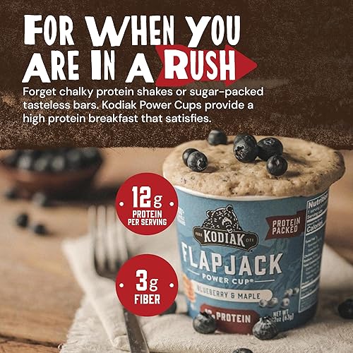 Vista 26 de Kodiak Cakes Pancake On The Go, chispas de chocolate y arce, 2.29 onzas (paquete de 12)