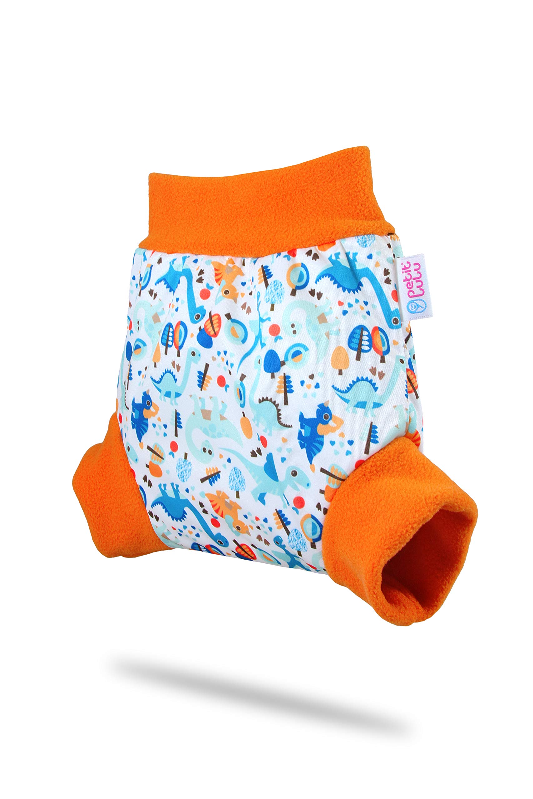 Shorty en PUL Petit Lulu | Culotte de Protection | Pull Up Couche | Couvre-Couche | Taille L | Réutilisable & Lavable | Étanche | Couches Lavables | Fabriqué en Europe (Prehistoric Times)