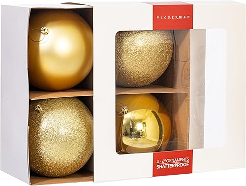 Vista 97 de Vickerman N591554BX Adornos de bola, 6", Celadon