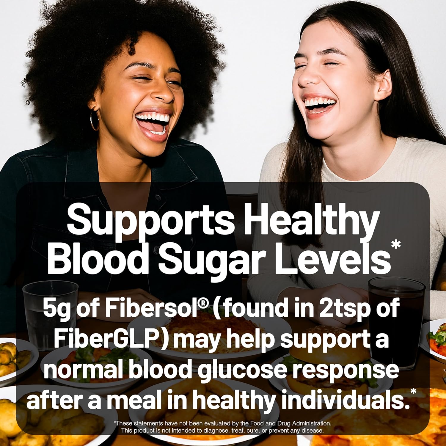 NatureWise FiberGLP - High Fiber Supplement for Women & Men - Prebiotics + Enzymes - Weight & Bloating Support - Digestive & Gut Health - Fiber Powder Drink - Vegan, Sugar Free - 4 oz[20 Servings] - Image 7