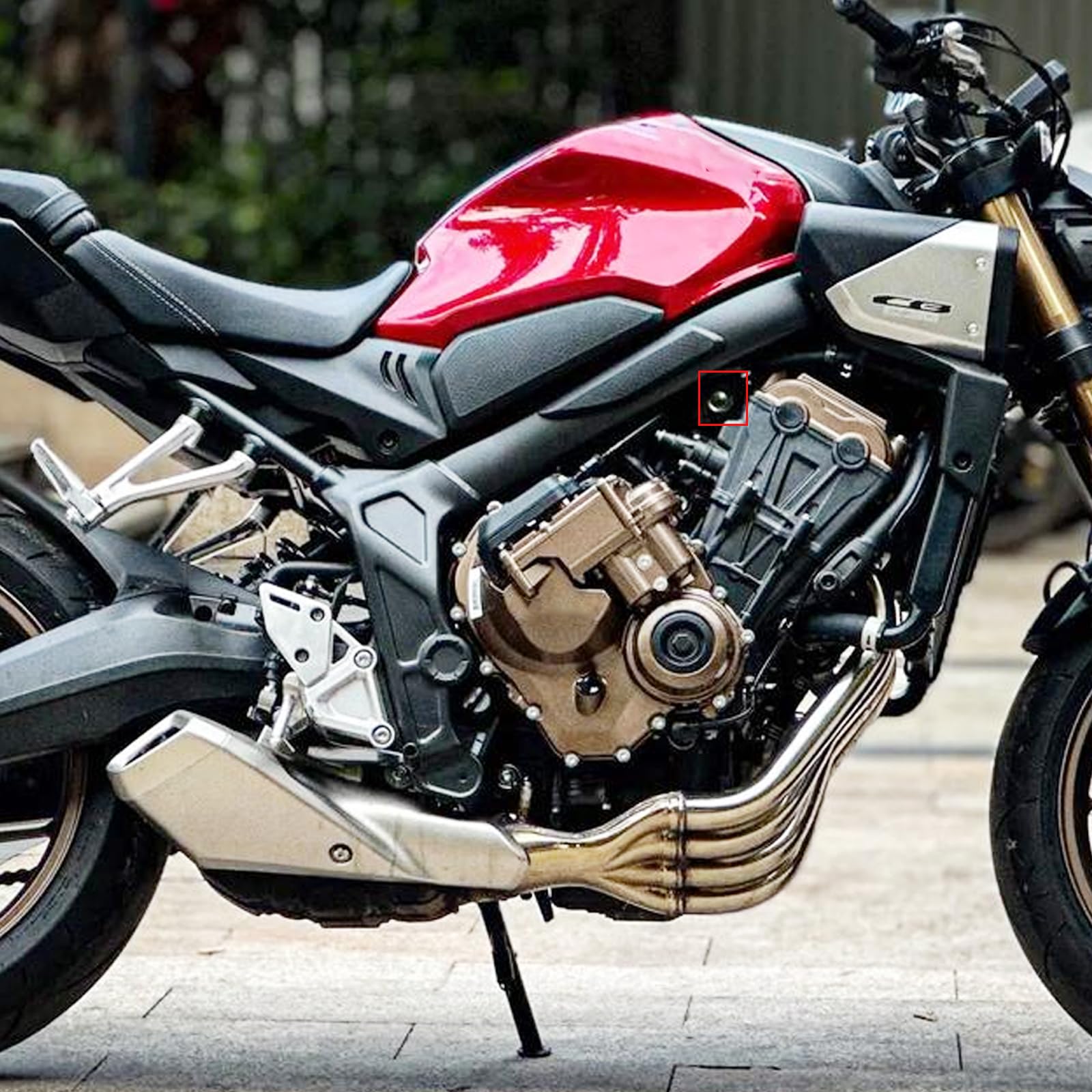 per CB650R CB 650R CBR650R 2019-2023 CB500X CB500F 2013-2023 Accessori Moto Tamponi Paratelaio Protezione del Telaio Motore Protezione Anticaduta Crash Blocco (CB650R)
