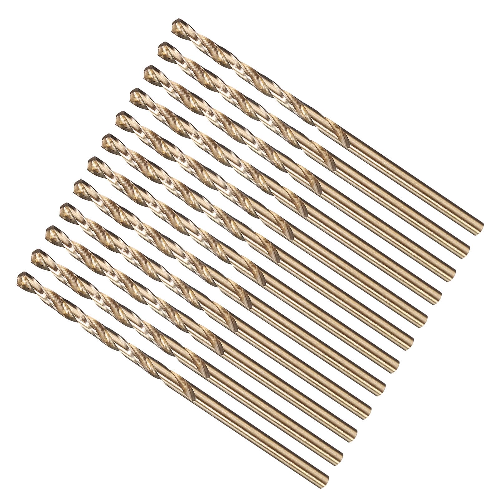 METALLIXITY 1.6mm Drill Bit (1/16") M2 High-Speed Steel for Metal 12Pcs