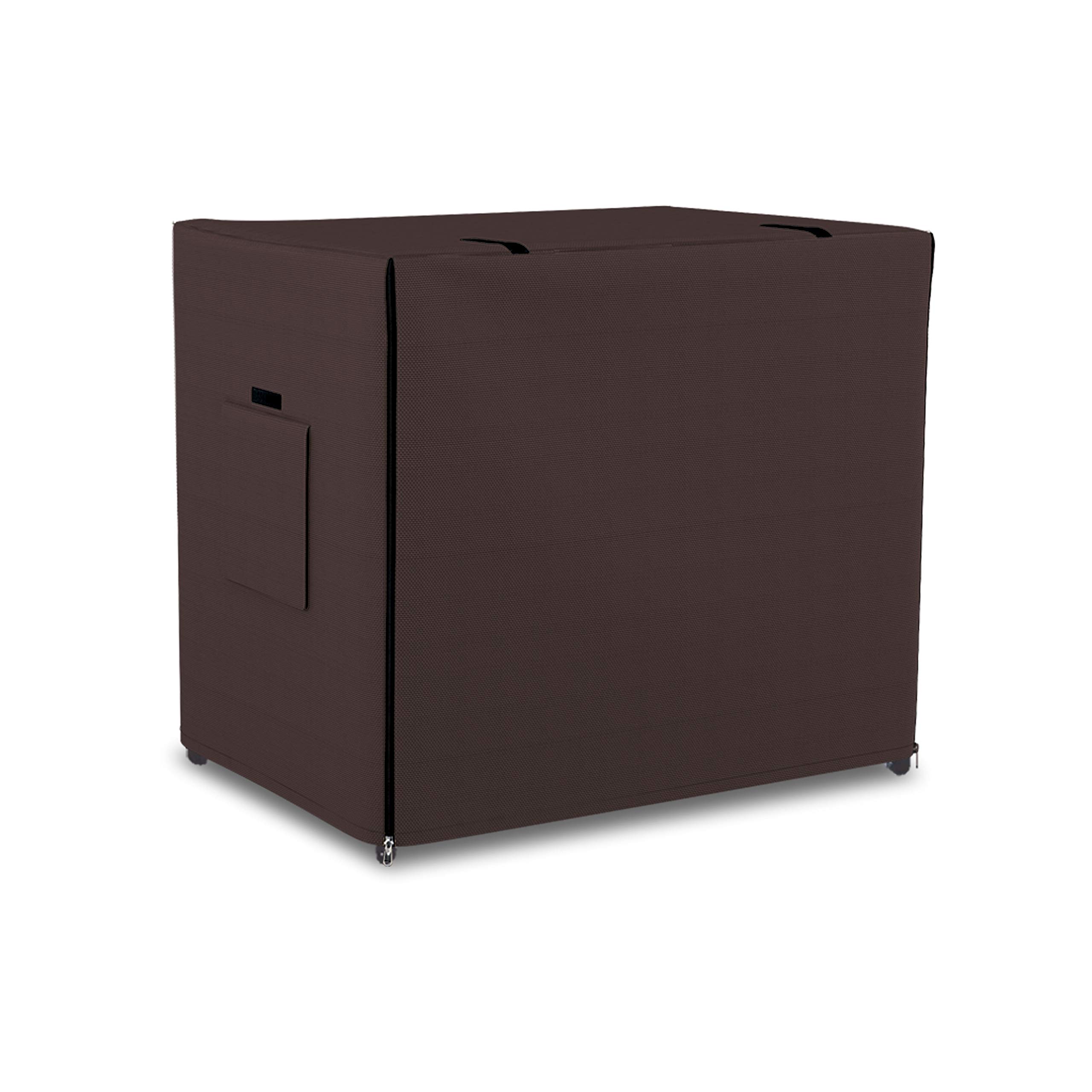 Dog Crate Cover 12 Oz Waterproof - Heavy Duty Privacy Dog Crate Cover with Mesh Pocket & Roll Up Window - Universal Fit Dog Kennel Cover (25