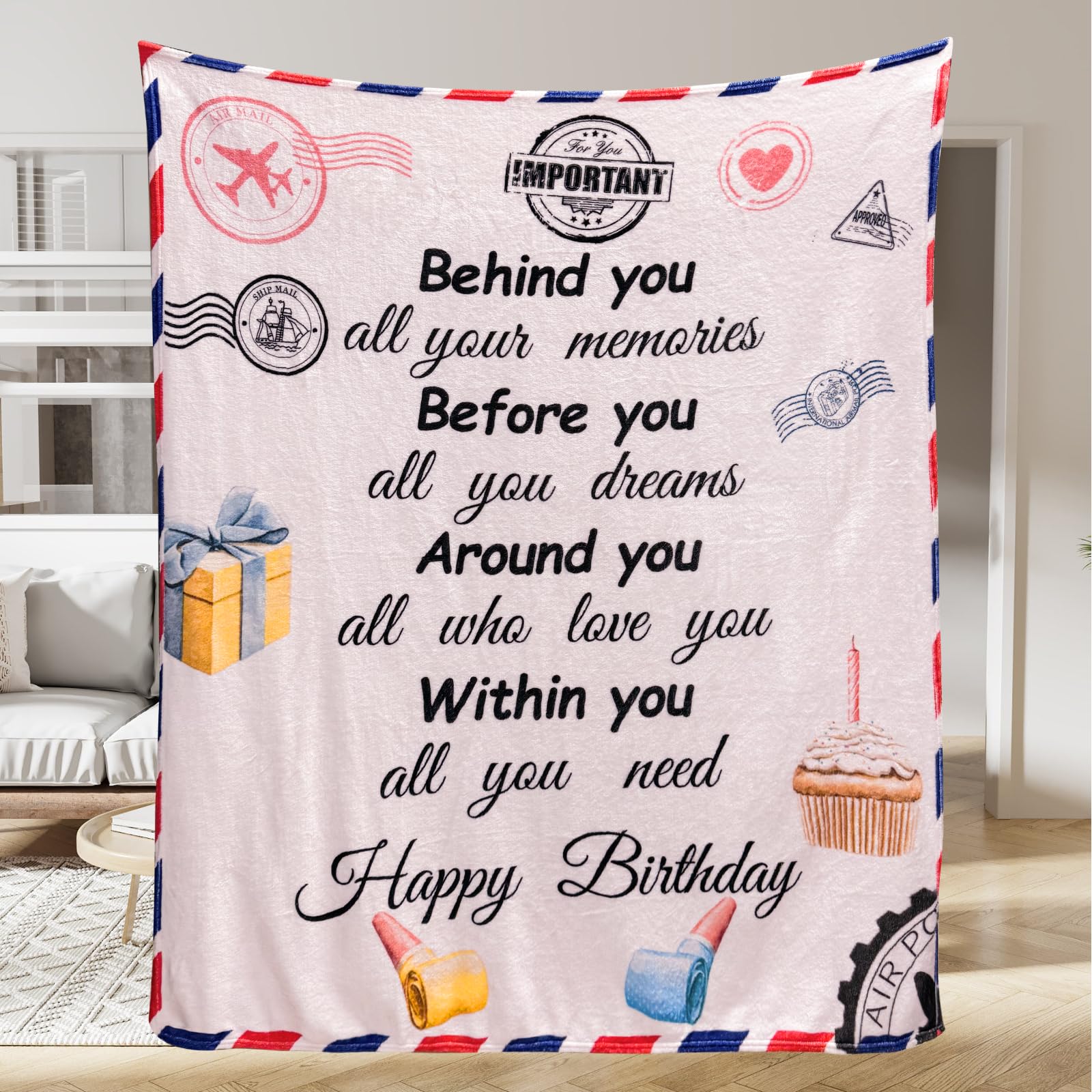 Manta divertida con letras, regalos de cumpleaños de hija, hijo, amigos para mujeres y hombres, manta de franela personalizada para la familia, manta de franela personalizada para dormitorio, sala de