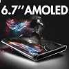 NUU B30 5G Celular AMOLED 6.7" | 8GB RAM/256GB | Teléfonos Desbloqueados para T-Mobile, Mint, Metro, Qlink y más, Cámara 64MP + Selfie 32MP, Dimensity 7050 120Hz Doble SIM. Negro, Android Phone 14 7