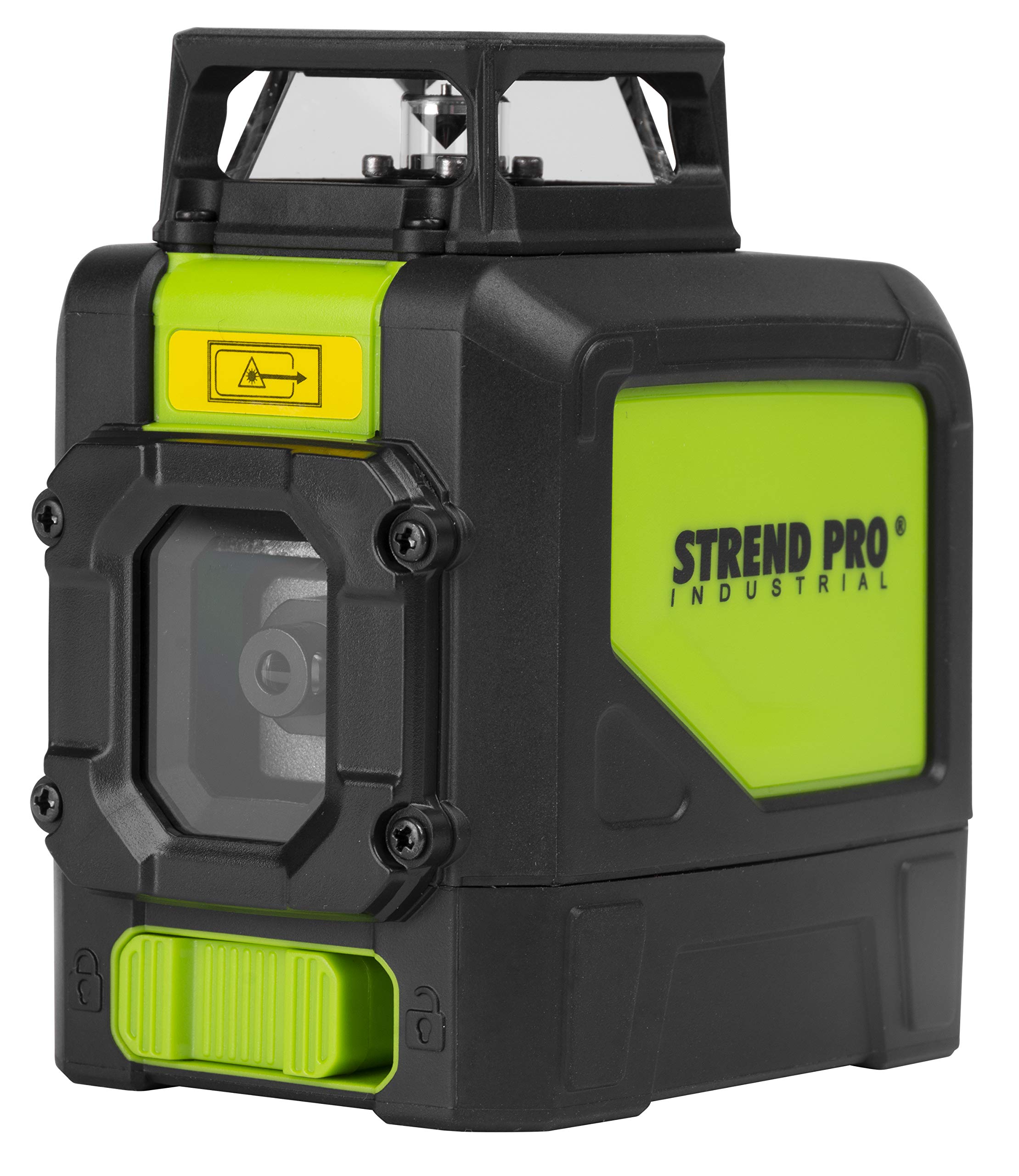 STREND PRO Laser a linee incrociate verde 3D 360 gradi con supporto magnetico per laser da costruzione, livella laser autolivellante, set per esterni, livello laser per cantiere