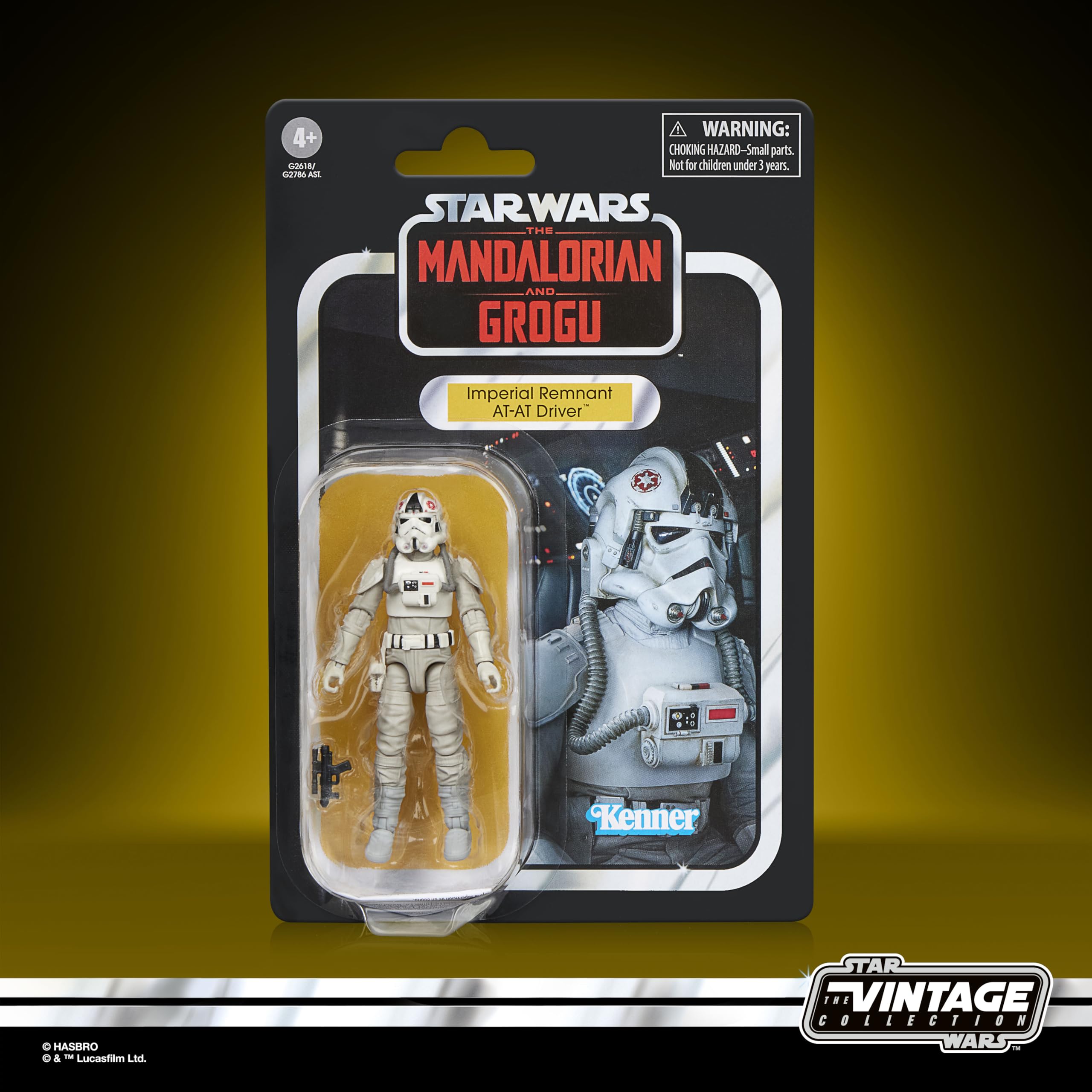 Star Wars La colección Vintage, Conductor Imperial remanente de AT-AT, Star Wars: The Mandalorian & Grogu, Figura Premium coleccionables de 9,5 cm