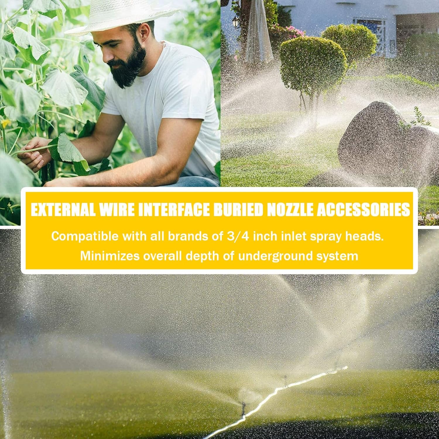 Automatic Drip Irrigation Kit Garden Watering System with Micro-Sprinkler for Potted Plants Seedlings Fruits and Home Gardening