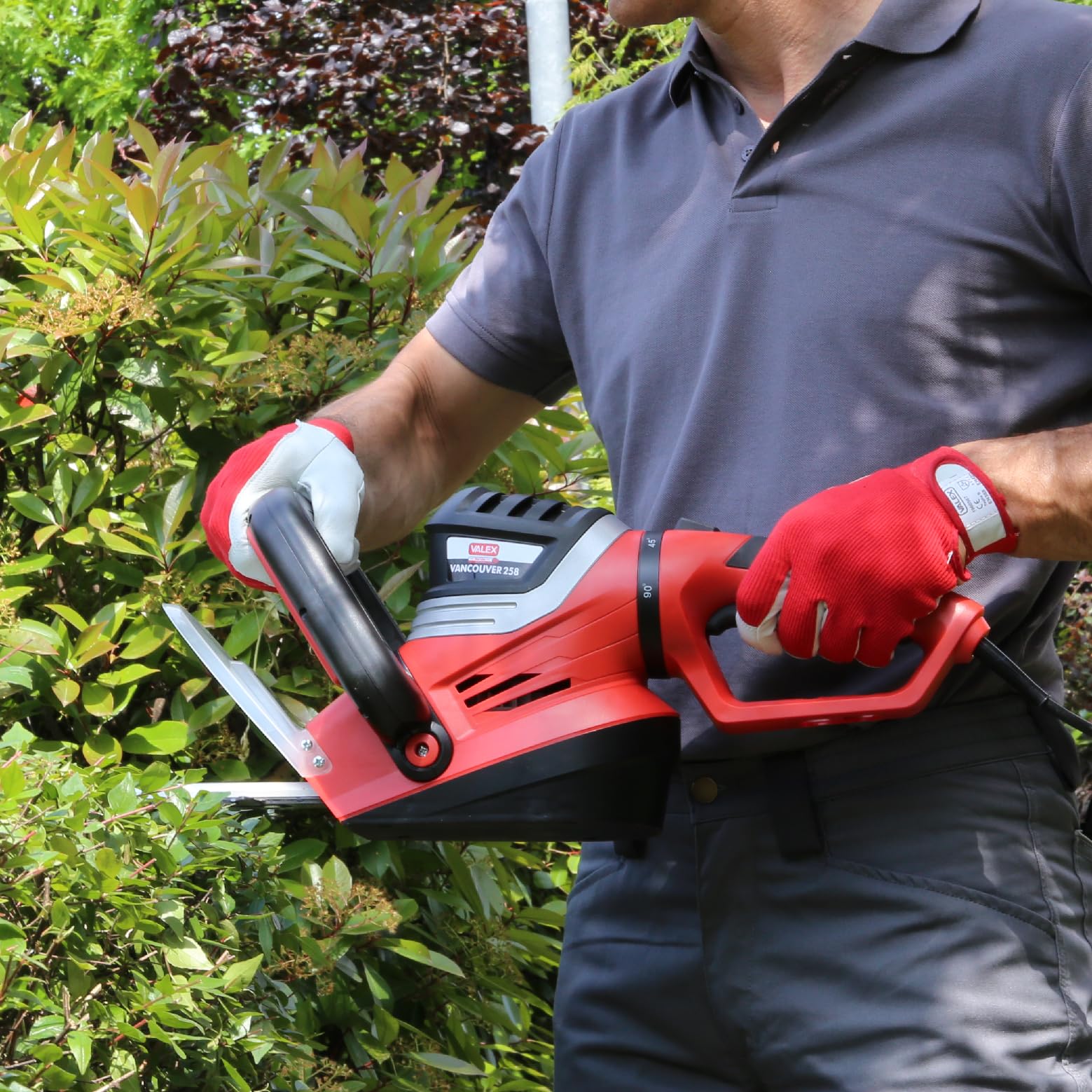 Valex Tagliasiepi Elettrico Vancouver 258, 710W, 25mm Capacità Taglio, 680mm Lunghezza Lama