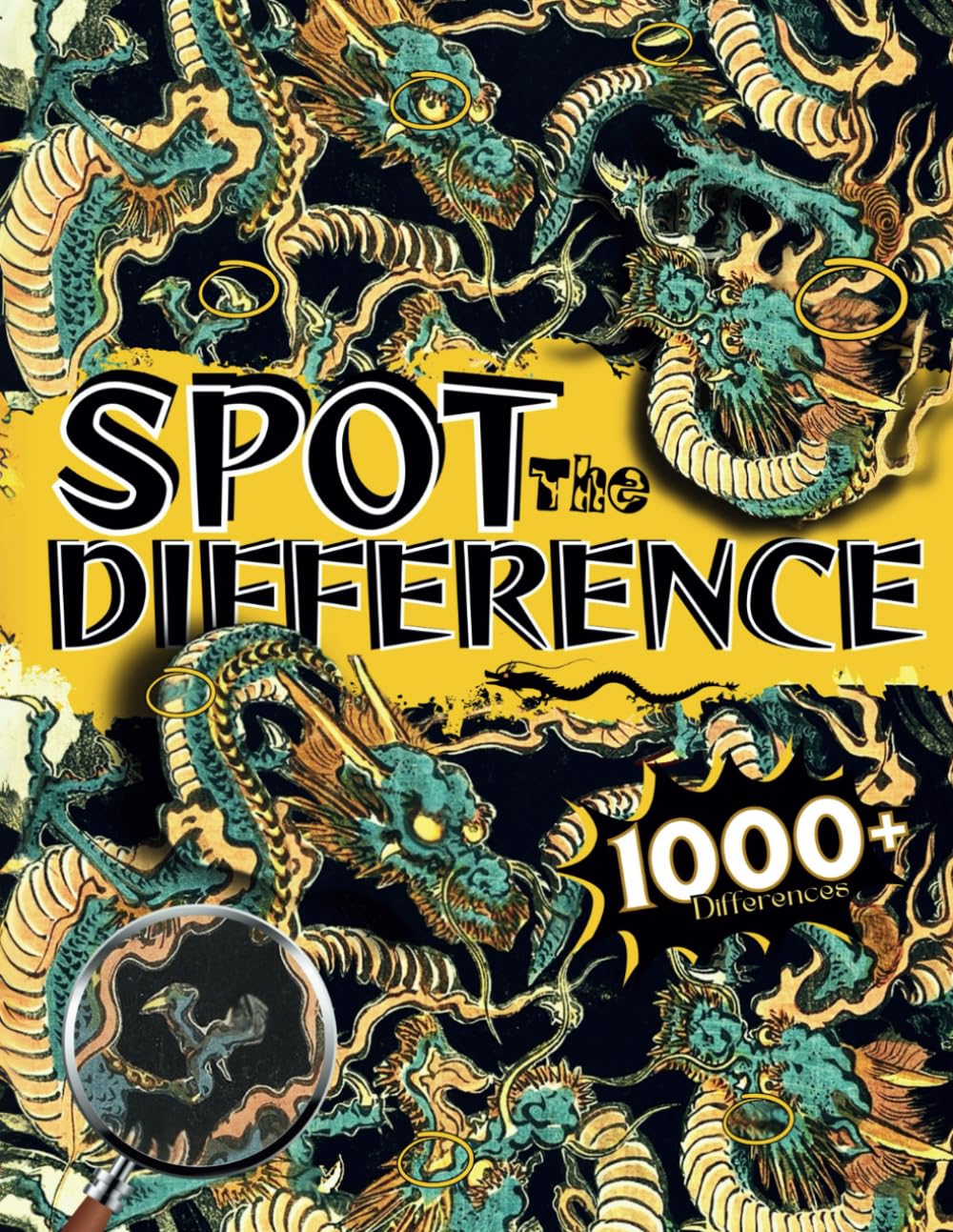 Spot the Difference: Colorful Picture Puzzles with 1000+ Hidden Differences in Stunning Modern Interiors Featuring Artistic Wall Paintings – Sharpen ... Per Page for Teens, Adults & Seniors