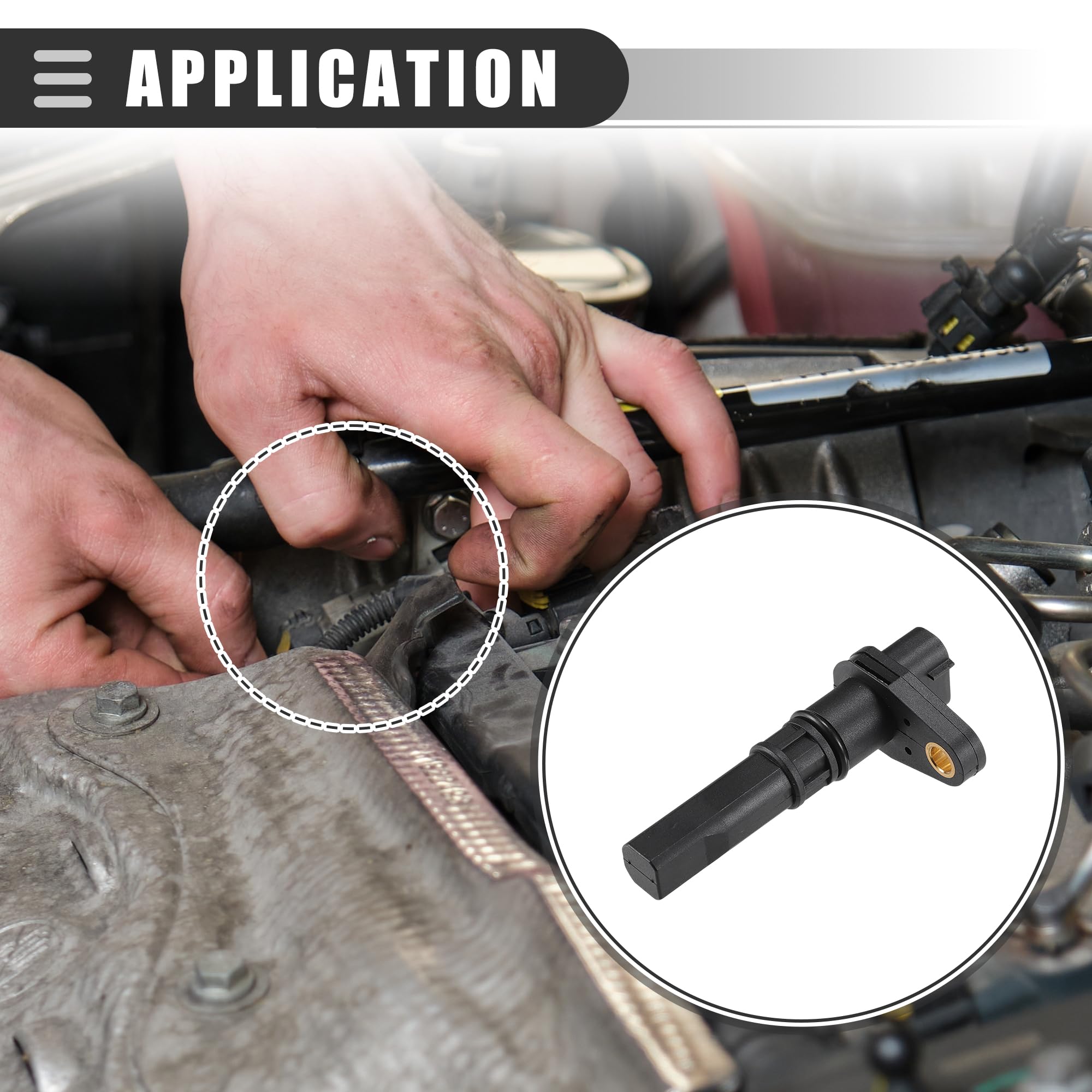 A ABSOPRO Capteur Vitesse Transmission Pour Suzuki Wagon 00-07 1pc | Pour Suzuki Ignis 00-08 Et Swift 05-11, Noir, Plastique Et Métal, 3 Broches, OE 3496083E00000/3496083E00