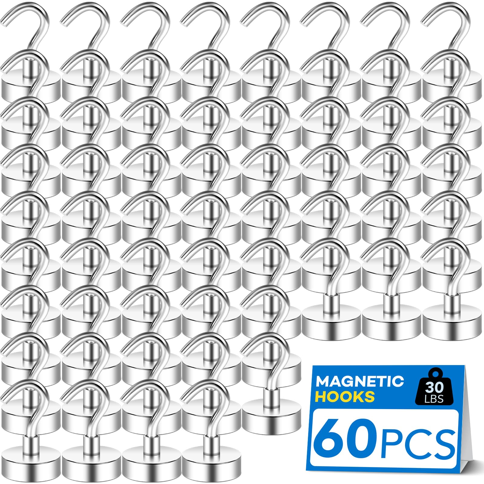 LOVIMAG Magnetic Hooks for Cruise Essentials 2026 Cabins Door 60 Pack-30LBS
