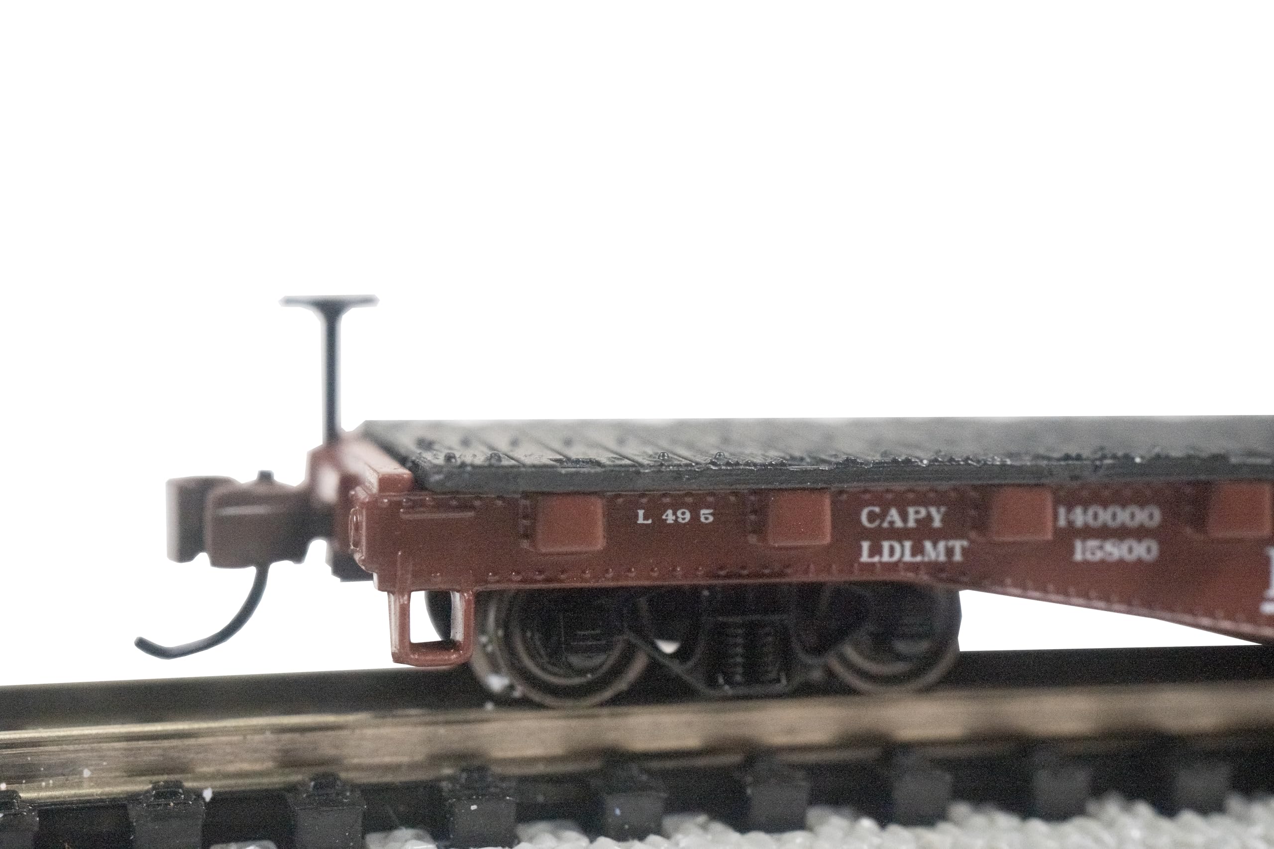 Bachmann Trains - 52' Flat CAR - PRR #475465 - Scala N