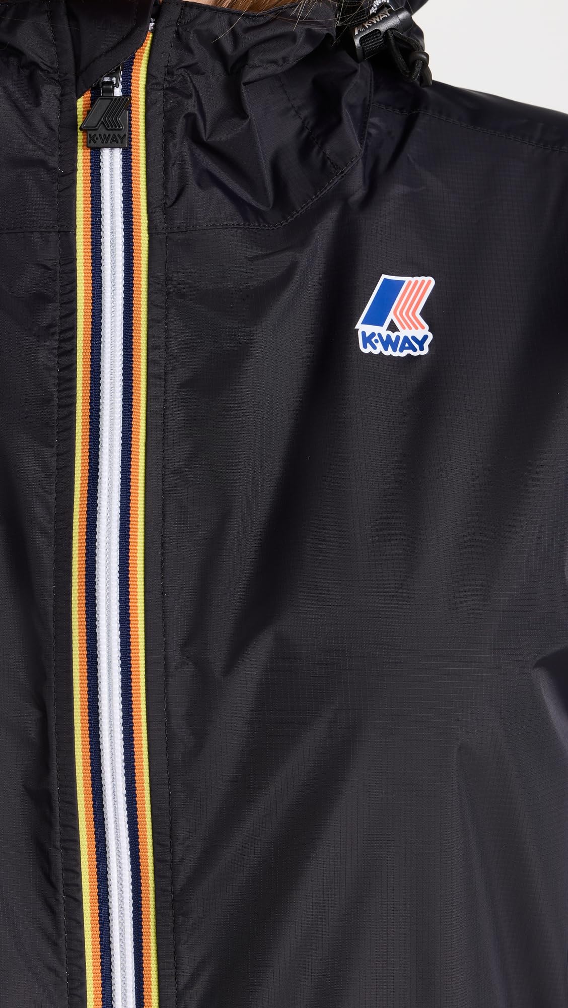 K-Way Coupe-vent Long Blanc Unisexe Le Vrai 3.0 Eiffel