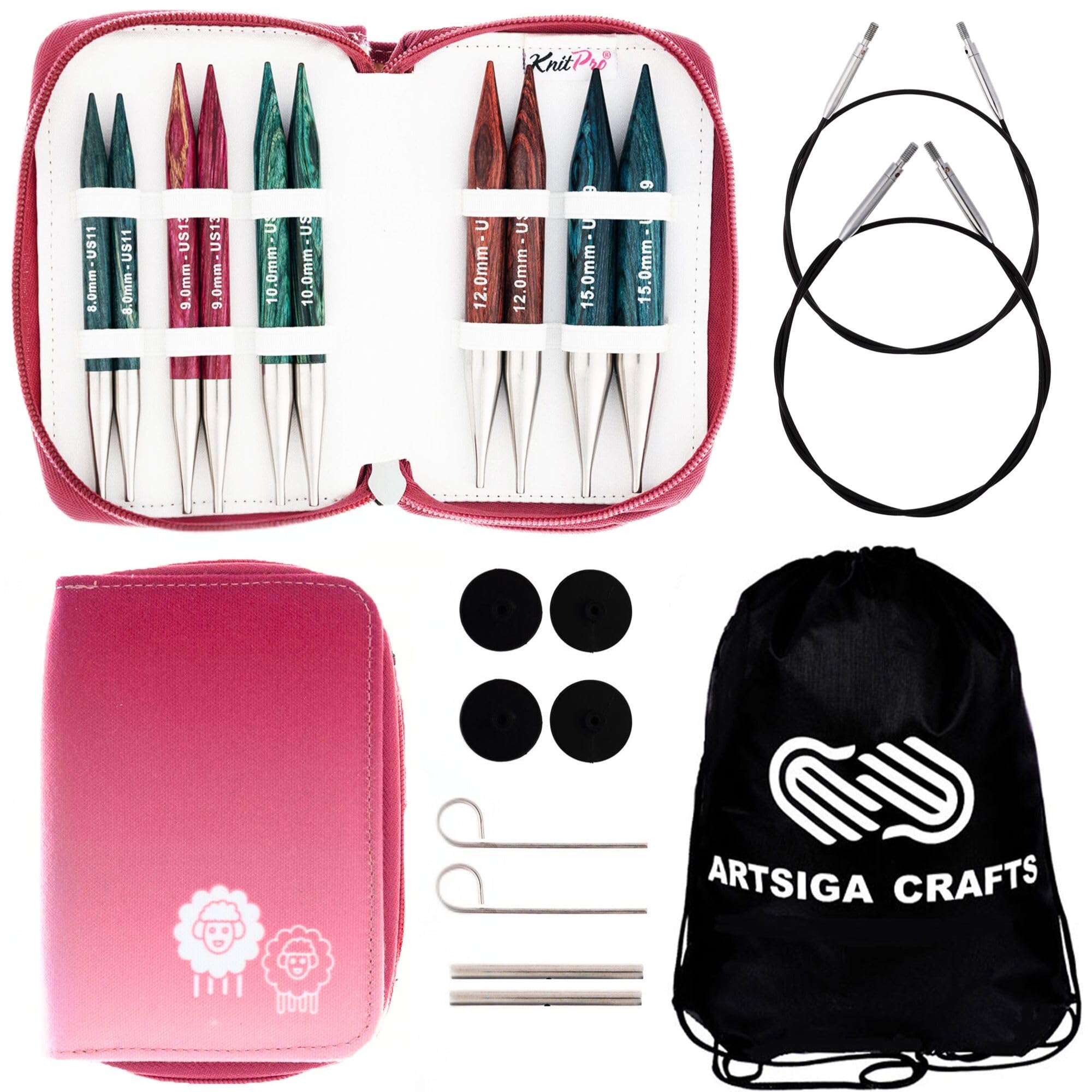 Amazon.com: KnitPro Dreamz Chunky 5-Inch IntChg. Circular Knitting