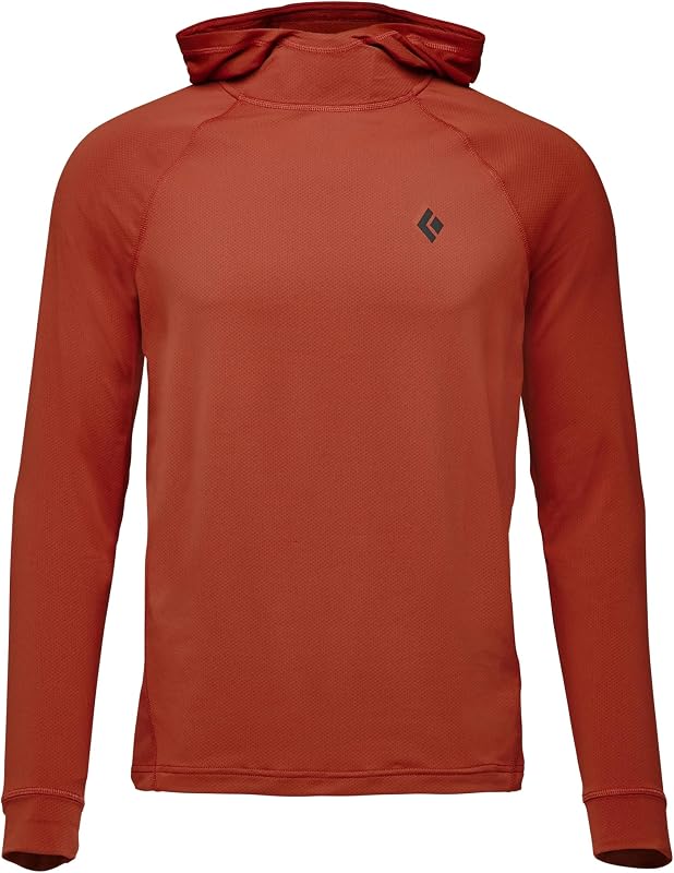BLACK DIAMOND Men's Alpenglow Sun Hoody, Breathable for Climbing & Hiking