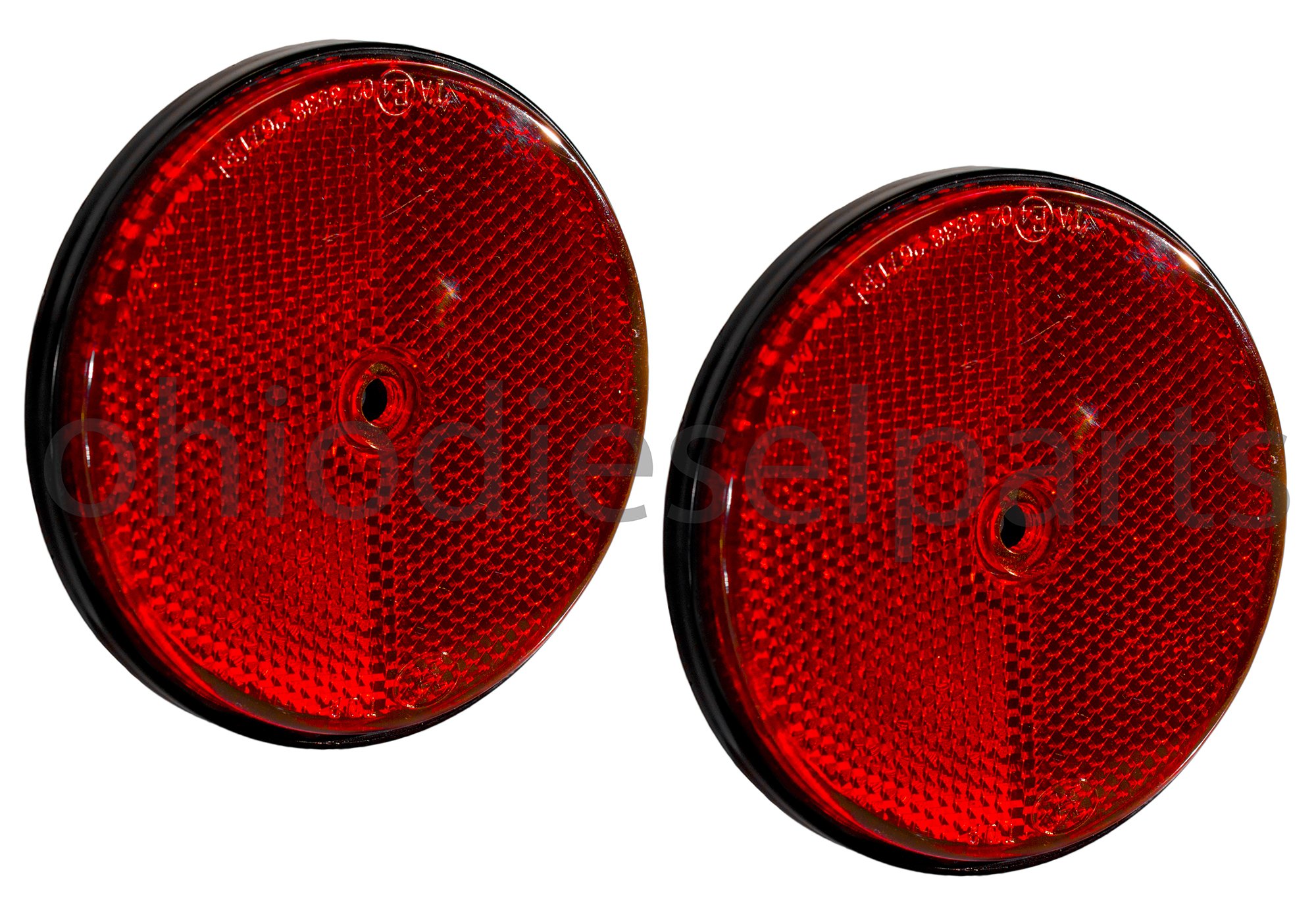 Amazon | 2 – 1 / 4インチスモールラウンドレッドReflector stud