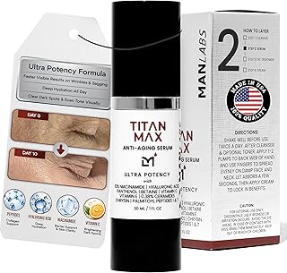 Man Labs Titan MAX - Suero facial antienvejec...