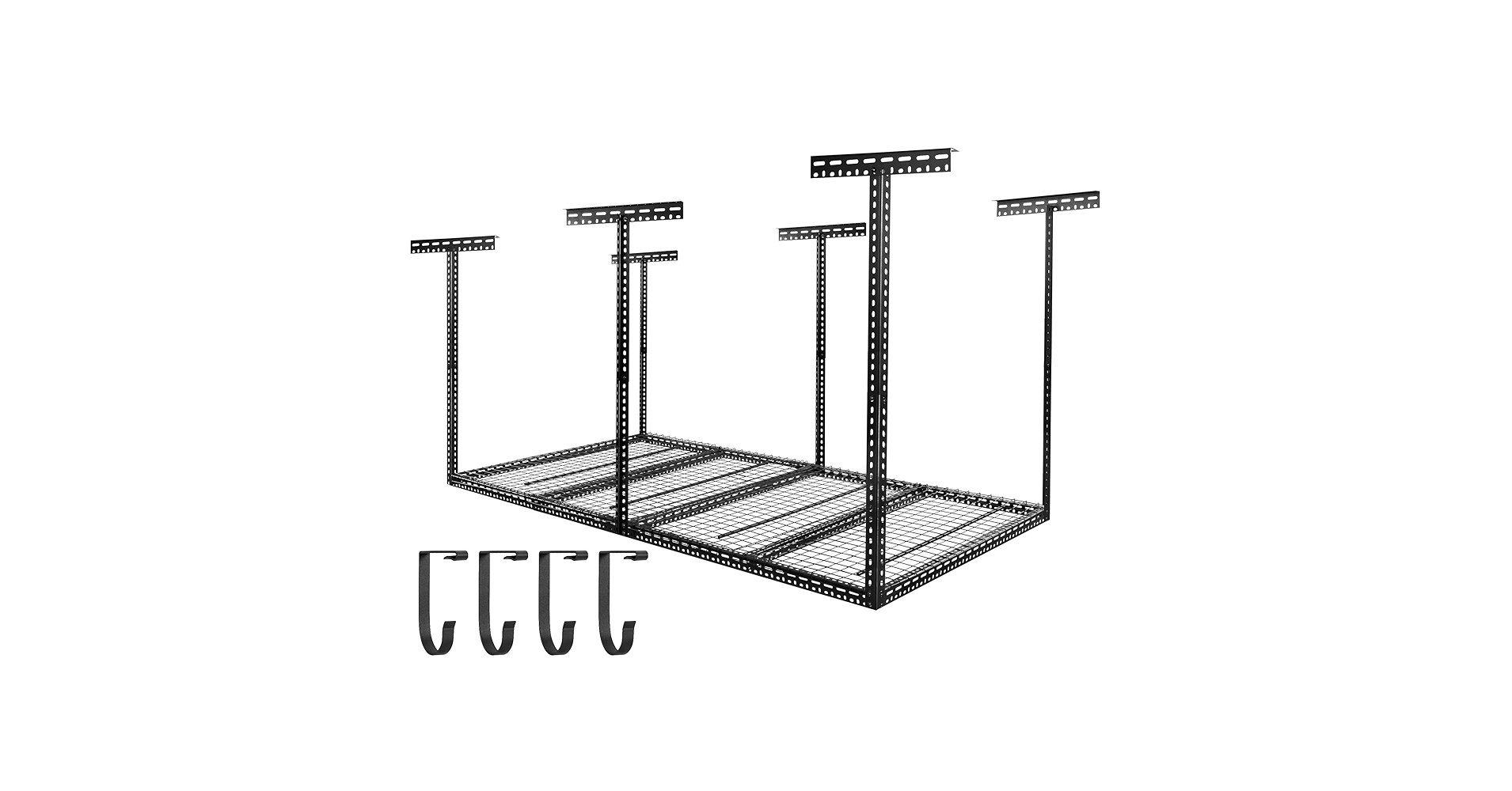 Amazon.com: Rengue Overhead Garage Storage Rack 4 x 8FT