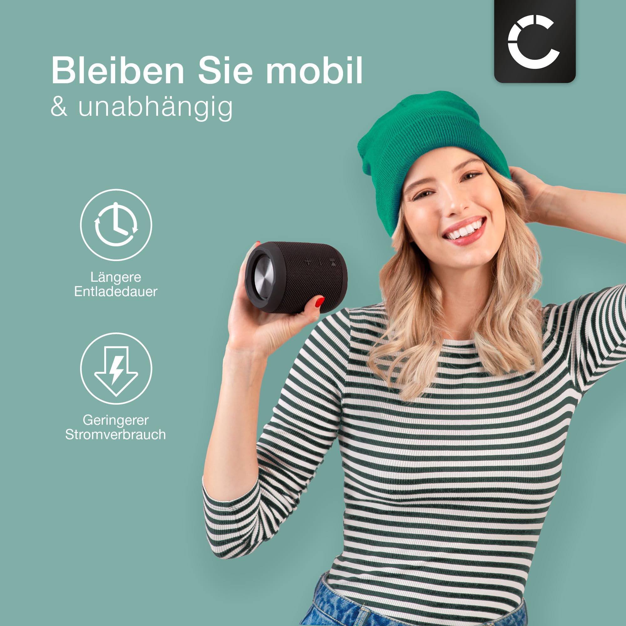 CELLONIC 1x Akku für Lautsprecher Kompatibel mit JBL Flip 6, GSP-1S2P-F6D - (6800mAh, 3.7V)