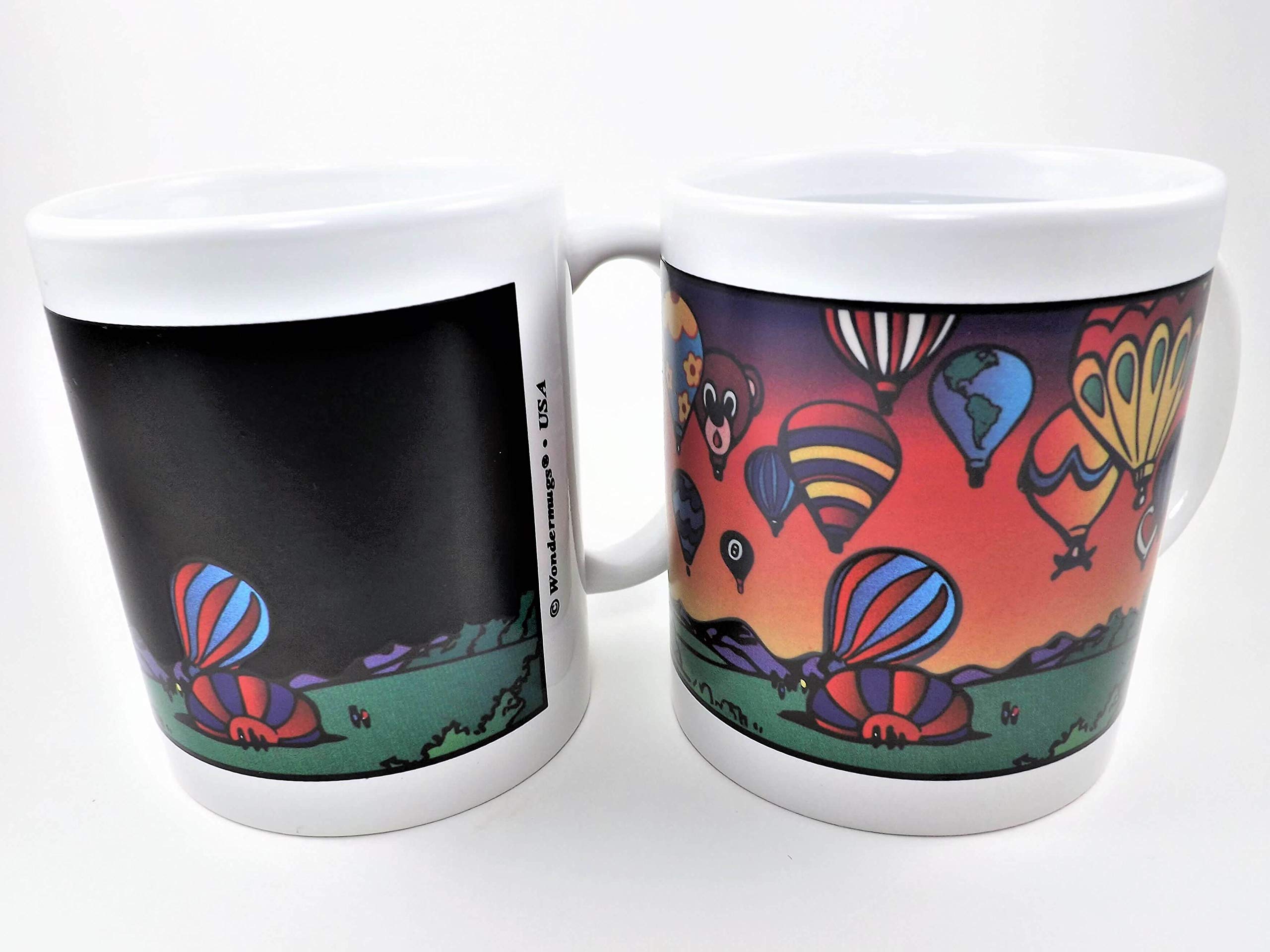 Taza mágica con texto en inglés"I Love Balloons"