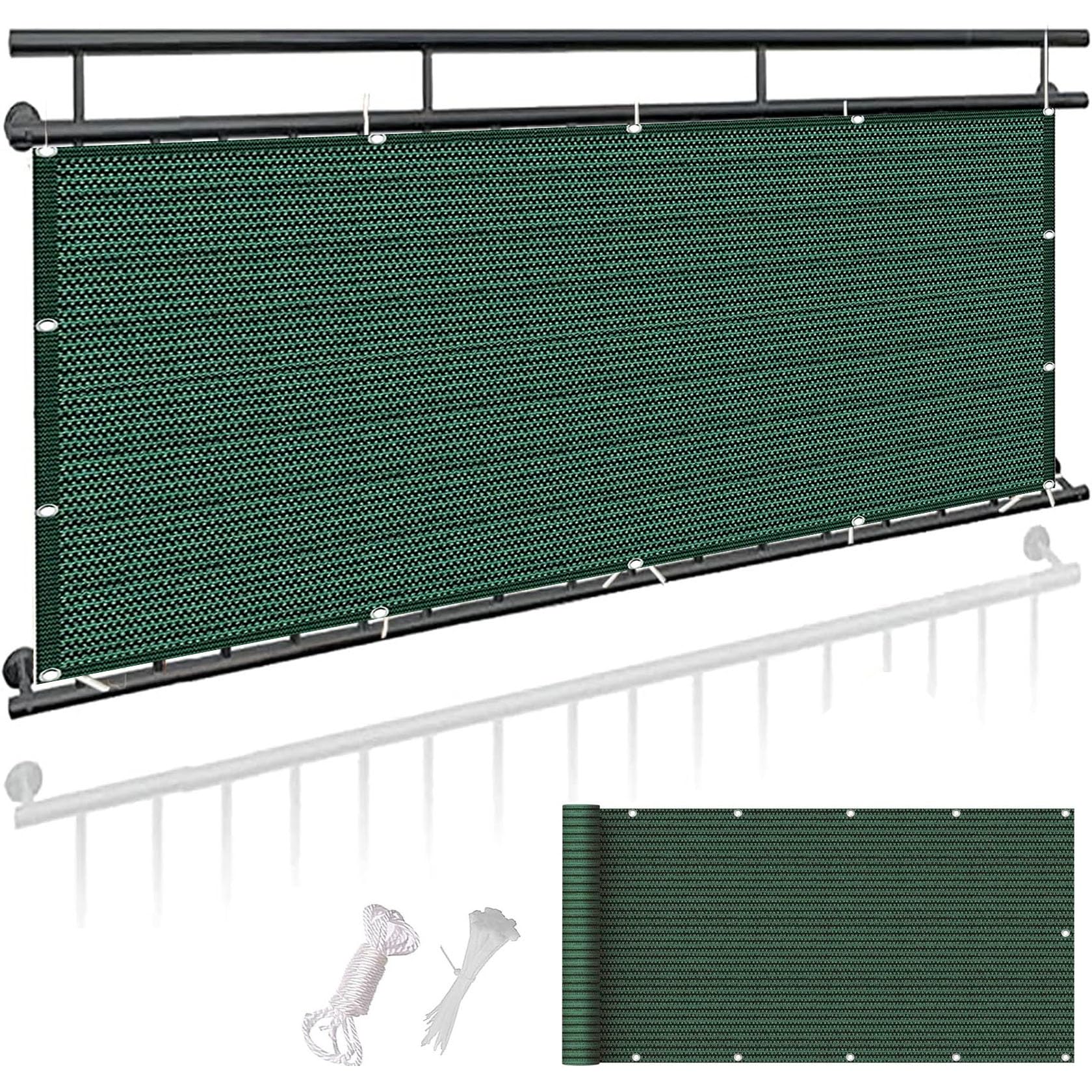 Brise vue renforcé en HDPE résistant aux intempéries et déchirures 70x480