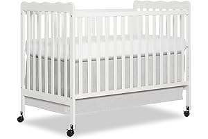 Dream On Me Carson Classic 3-in-1 Convertible Crib with Mattress