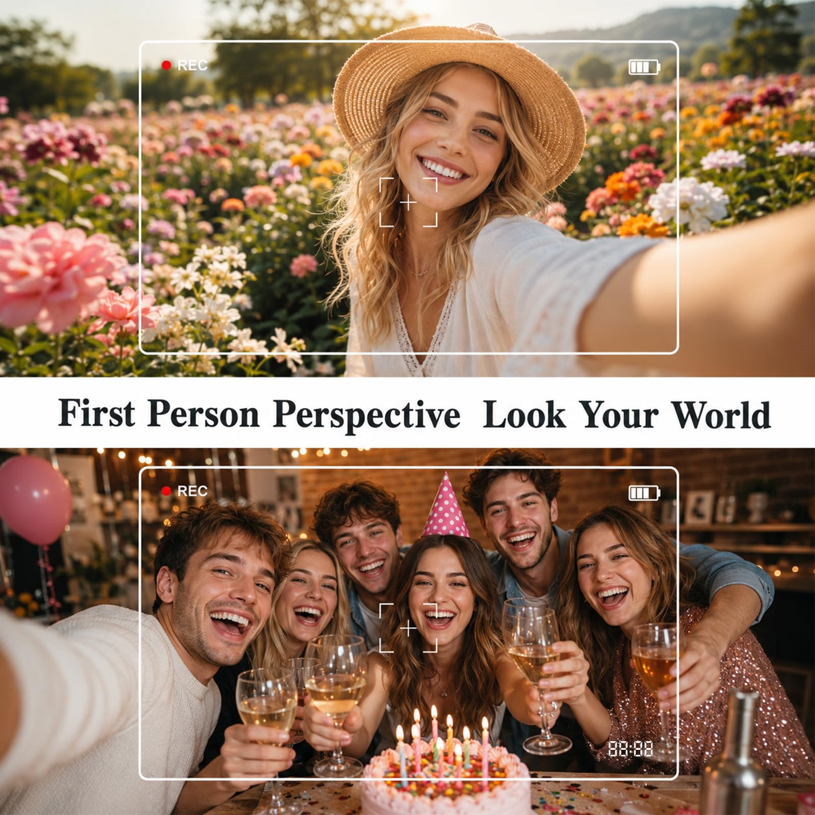 AI Smart Glasses con fotocamera 800W HD, 164 lingue, occhiali per uomo e donna, registrazione video 1080p, riconoscimento oggetti, Bluetooth, audio aperto, assistente vocale (nero1)