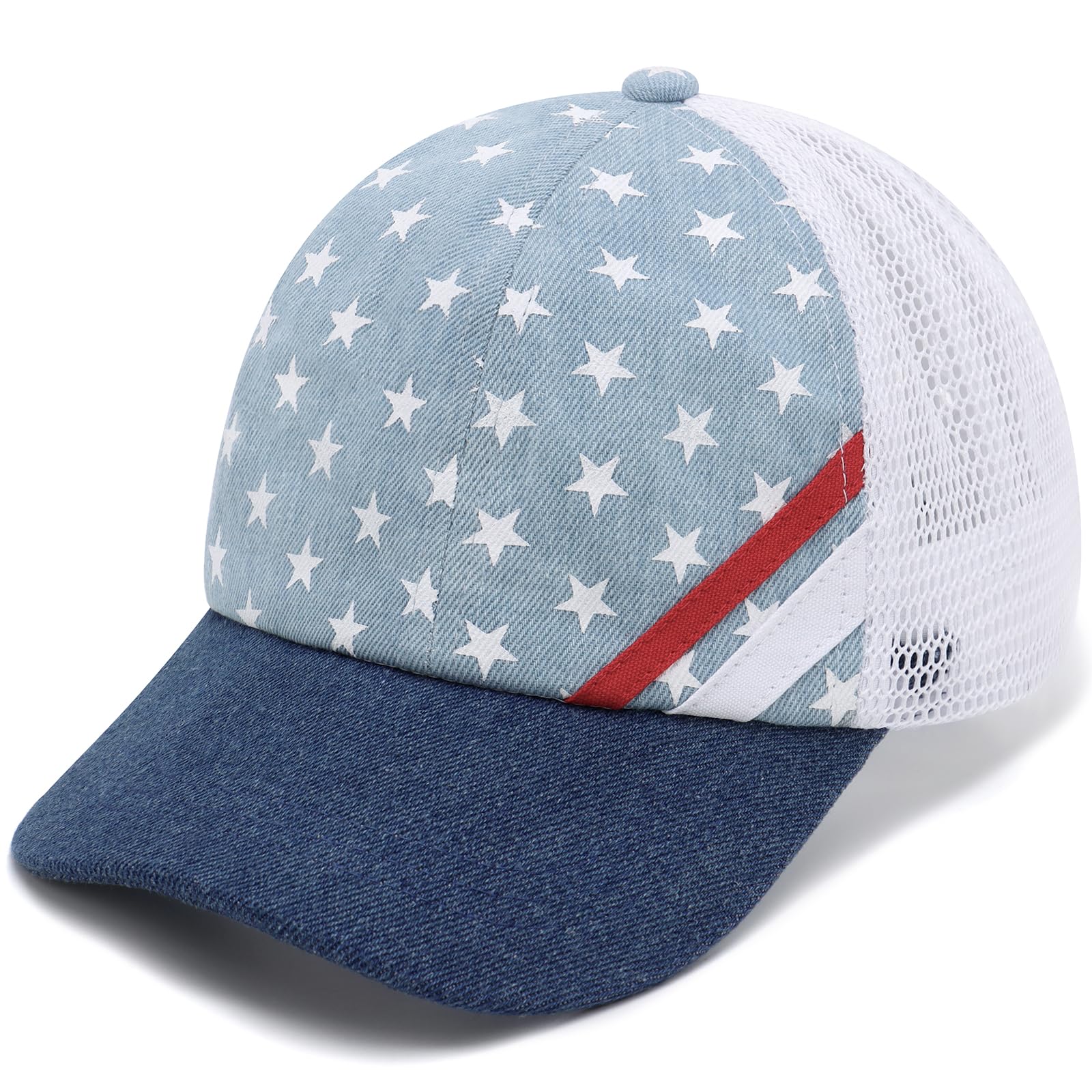 Duoyeree Toddler Baseball Hat, Dinosaur Mesh Adjustable for 0-8T Kids