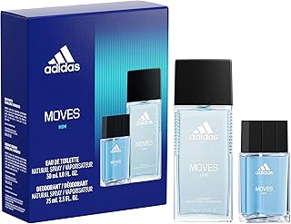 Moves for Him Gift Set 2 Piece Gift Set, Notes of Green Apple, Cedarwood, Musk, Men's Fragrance, Long Lasting, Sporty Fragrance, Travel Size