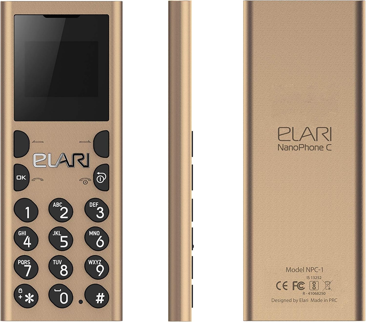 Elari NanoPhone C Mini Telefono GSM 850/900/1800/1900 Sincronizzazione ...