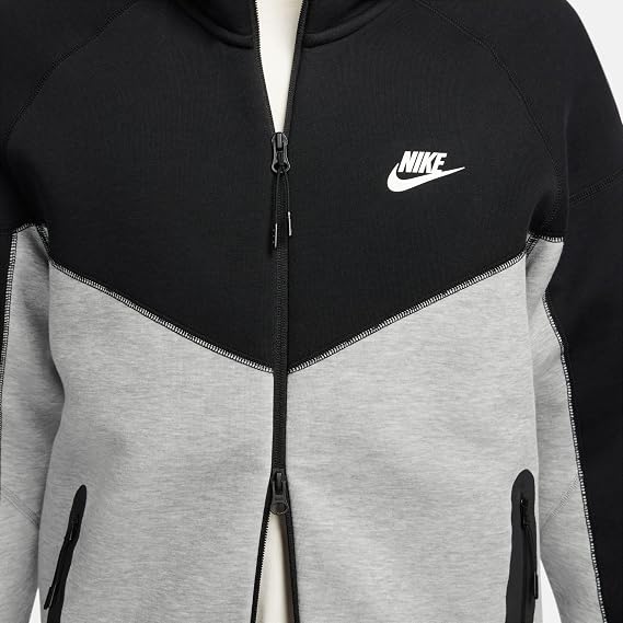 NIKE Men's Herren Tch Flc Fz Wr Hoodie Sweatshirt