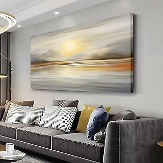VHMING Abstract Canvas Wall Art Seascape Canvas Printing Abstract Art Wa...