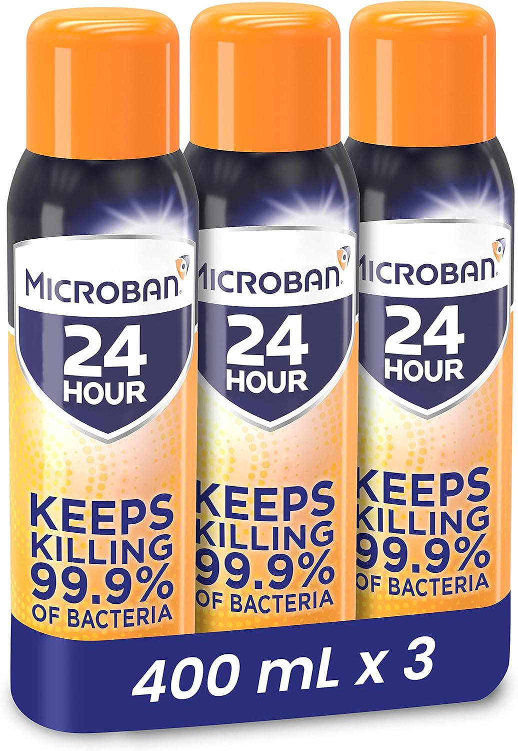 Microban Antibacterial Disinfectant Spray Citrus, Kills 99.9 Of