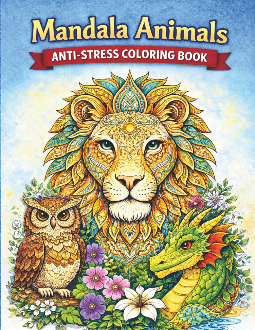 Mandala Animals: Anti-Stress Coloring Book